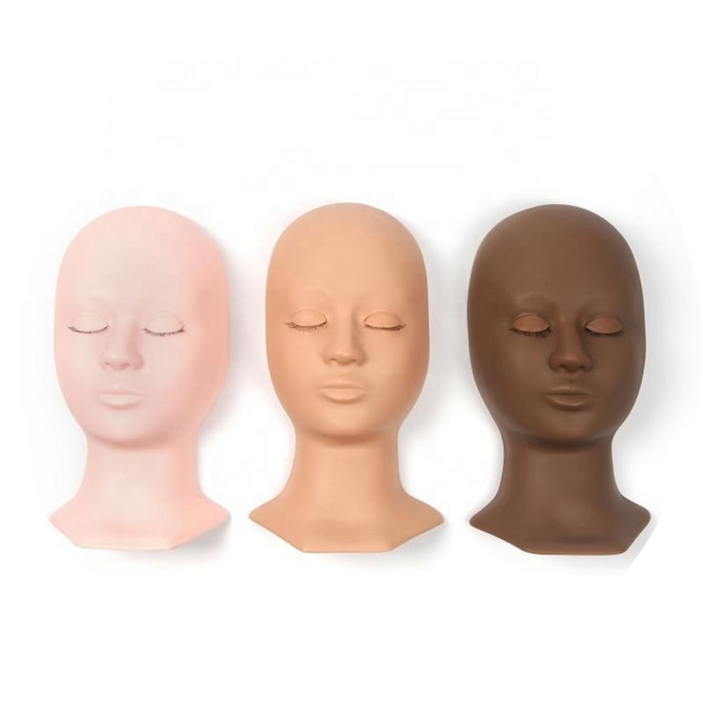 NEW Silicone Mannequin Head (Replaceable Eyelids)